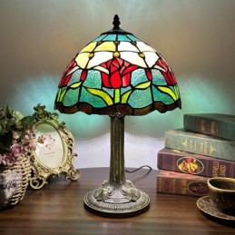 Bordlampe i Tiffany-Stil...