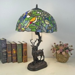 Bordlampe i Tiffany-Stil...