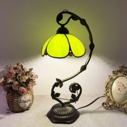Bordlampe i Tiffany-Stil...