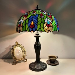 Bordlampe i Tiffany-Stil...