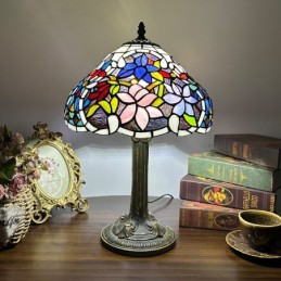 Bordlampe i Tiffany-Stil...