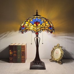 Bordlampe i Tiffany-Stil...