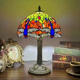 Bordlampe i Tiffany-Stil...
