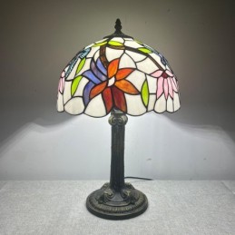Bordlampe i Tiffany-Stil...
