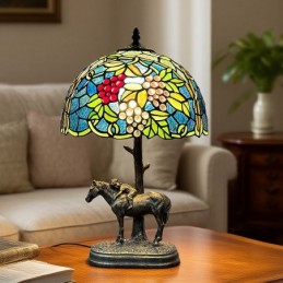 Bordlampe i Tiffany-Stil...
