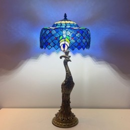 Bordlampe i Tiffany-Stil...