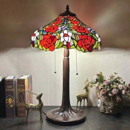 Bordlampe i Tiffany-Stil...