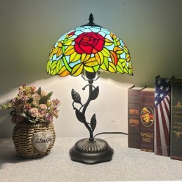 Bordlampe i Tiffany-Stil...