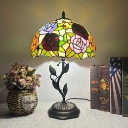 Bordlampe i Tiffany-Stil...