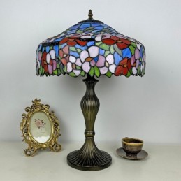Bordlampe i Tiffany-Stil...