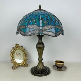 Bordlampe i Tiffany-Stil...