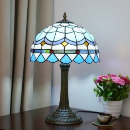 Bordlampe i Tiffany-Stil...