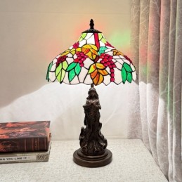 Bordlampe i Tiffany-Stil...