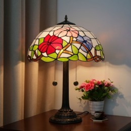 Bordlampe i Tiffany-Stil...