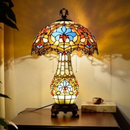 Bordlampe i Tiffany-Stil...
