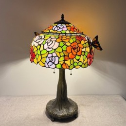 Bordlampe i Tiffany-Stil...
