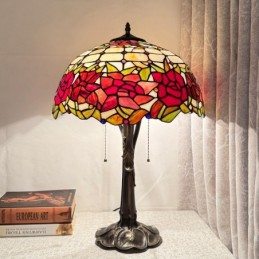 Bordlampe i Tiffany-Stil...