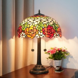 Bordlampe i Tiffany-Stil...