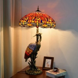 Bordlampe i Tiffany-Stil...