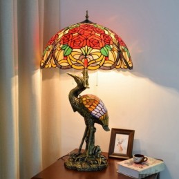 Bordlampe i Tiffany-Stil...