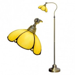 Gulvlampe i Tiffany-Stil...
