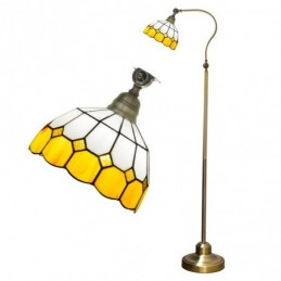 Gulvlampe i Tiffany-Stil...