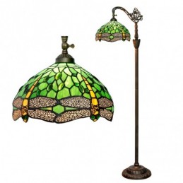 Gulvlampe i Tiffany-Stil...