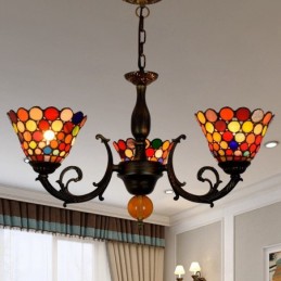 Lysekrone i Tiffany-Stil...