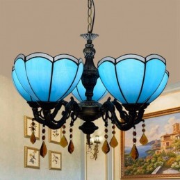 Lysekrone i Tiffany-Stil...