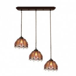 Pendellampe i Tiffany-Stil...