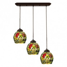 Pendellampe i Tiffany-Stil...
