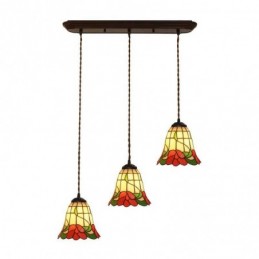 Pendellampe i Tiffany-Stil...