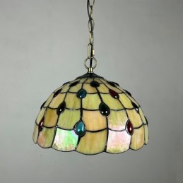 Pendellampe i Tiffany-Stil...