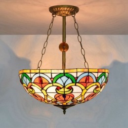 Pendellampe i Tiffany-Stil...