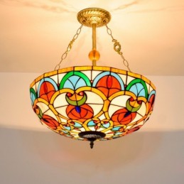 Pendellampe i Tiffany-Stil...