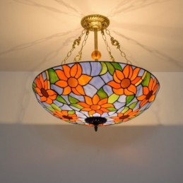 Pendellampe i Tiffany-Stil...