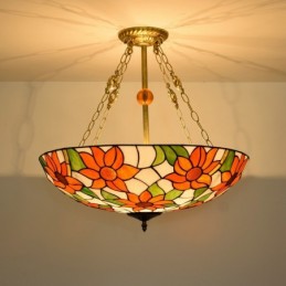 Pendellampe i Tiffany-Stil...