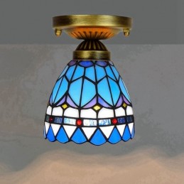 Plafondlampe i Tiffany-Stil...