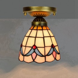 Plafondlampe i Tiffany-Stil...