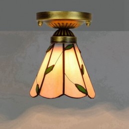 Plafondlampe i Tiffany-Stil...