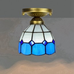 Plafondlampe i Tiffany-Stil...