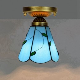 Plafondlampe i Tiffany-Stil...