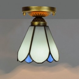 Plafondlampe i Tiffany-Stil...