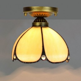 Plafondlampe i Tiffany-Stil...