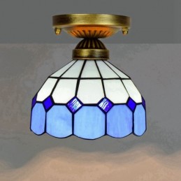 Plafondlampe i Tiffany-Stil...