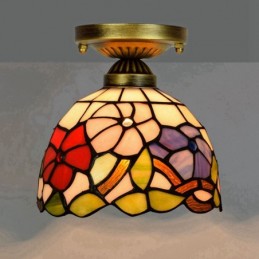 Plafondlampe i Tiffany-Stil...