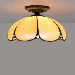 Plafondlampe i Tiffany-Stil...