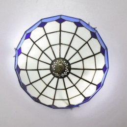 Plafondlampe i Tiffany-Stil...