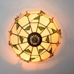 Plafondlampe i Tiffany-Stil...