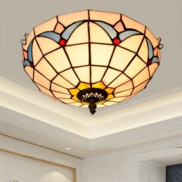 Plafondlampe i Tiffany-Stil...